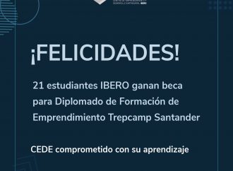 21 estudiantes Ibero ganan beca para Diplomado de Formación Emprendedora Trepcamp Santander